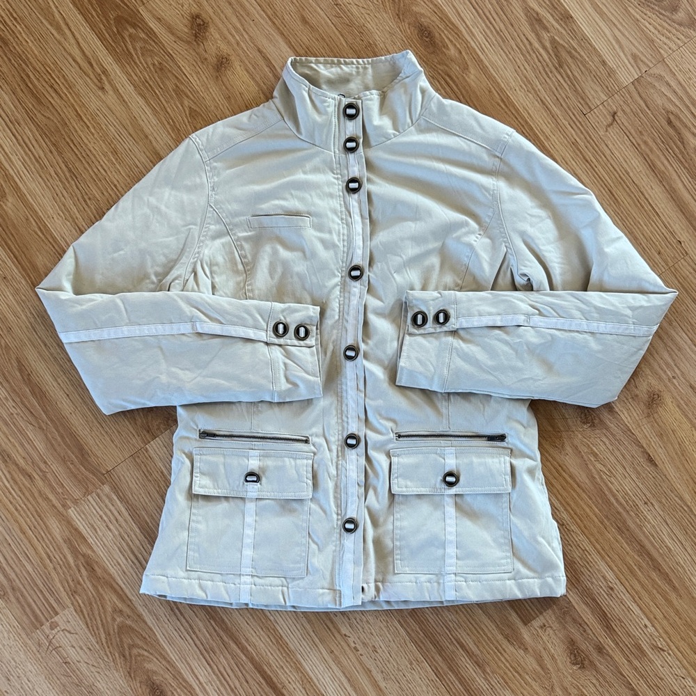 Prana Women's Utility Jacket in Light Cream